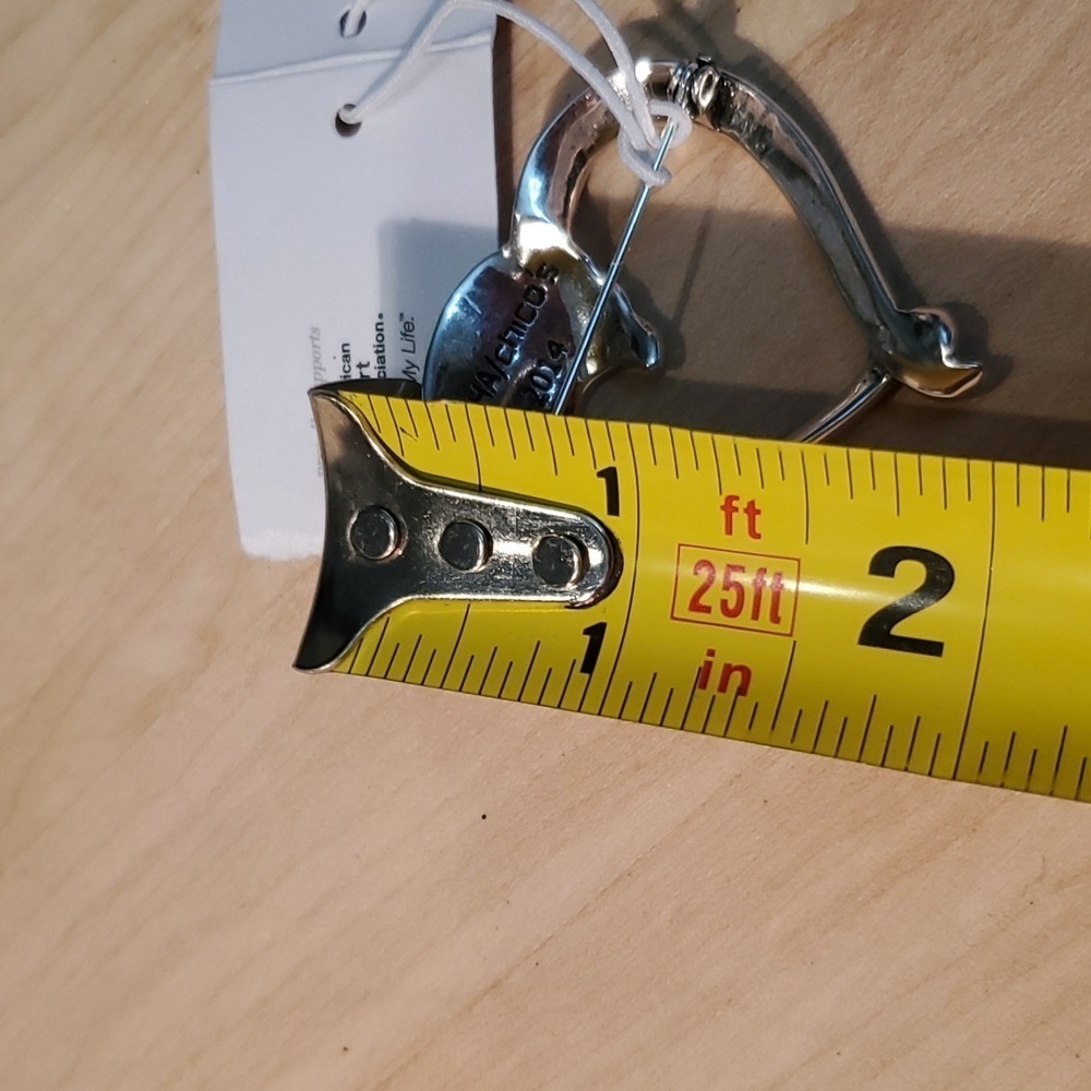 ♥️ NIB CRYSTAL HEART BROOCH - Picture 6 of 10